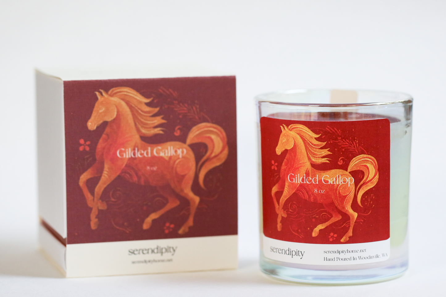 [2026 New Year Special] Gilded Gallop Candle