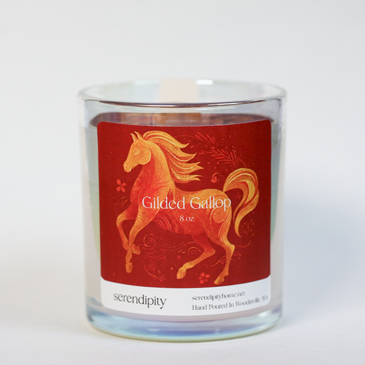 [2026 New Year Special] Gilded Gallop Candle
